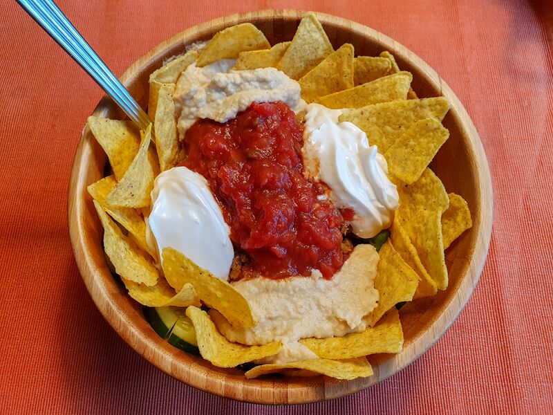 File:Taco bowl with tortilla chips.jpg